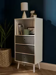 At Home Shelf and 3 Drawer Unit offers at £25 in The Original Factory Shop