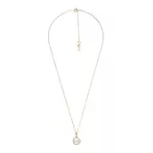 Michael Kors 14ct Gold Plated Pave MK Logo Necklace offers at £80 in H. Samuel