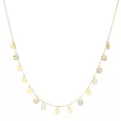 9ct Yellow Gold Solid Sparkle Disc Necklace offers at £139 in H. Samuel