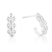 Sterling Silver Vintage Diamond Hoop Earrings offers at £29.99 in H. Samuel