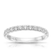 The Forever Diamond Platinum 0.50ct Diamond Eternity Ring offers at £799 in H. Samuel