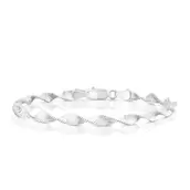 Sterling Silver Twist Chain Bracelet offers at £24.99 in H. Samuel