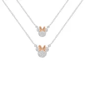 Disney Minnie Mouse Two Tone Plated CZ Mother & Daughter Necklace Set offers at £19.99 in H. Samuel