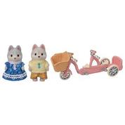 Sylvanian Families Husky Brother & Sister Tandem Cycle set offers at £23 in Argos