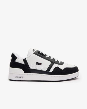 Men's T-Clip Logo Leather Trainers offers at £110 in Lacoste