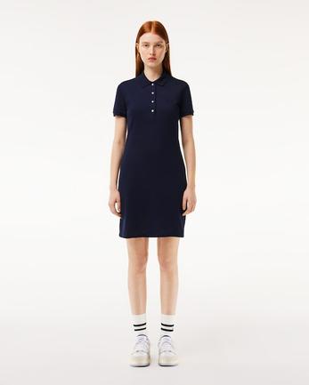 Women's Stretch Cotton Piqué Polo Dress offers at £135 in Lacoste