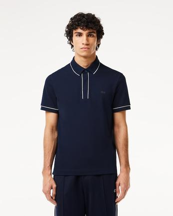 Smart Paris Stretch Cotton Contrast Trim Polo Shirt offers at £120 in Lacoste
