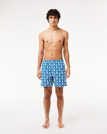 Mid Length Robert George Print Swim Trunks offers at £80 in Lacoste