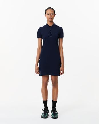 Stretch Piqué Polo Dress offers at £135 in Lacoste
