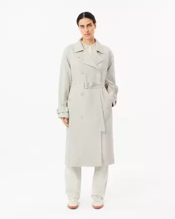 Oversized Denim Trench Coat offers at £203 in Lacoste