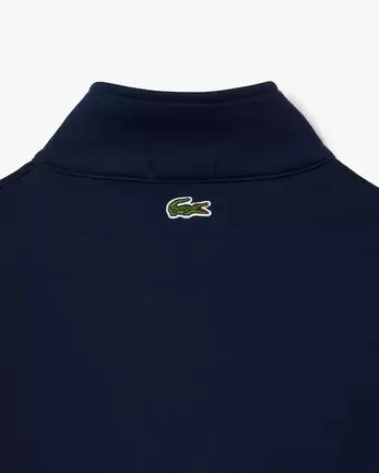 Contrast Sleeve Fleece Bomber Jacket offers at £59.5 in Lacoste