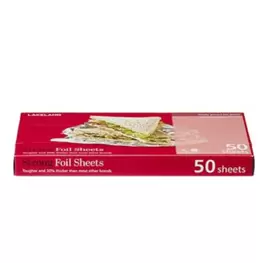 50 Lakeland Strong Foil Sheets offers at £5.94 in Lakeland