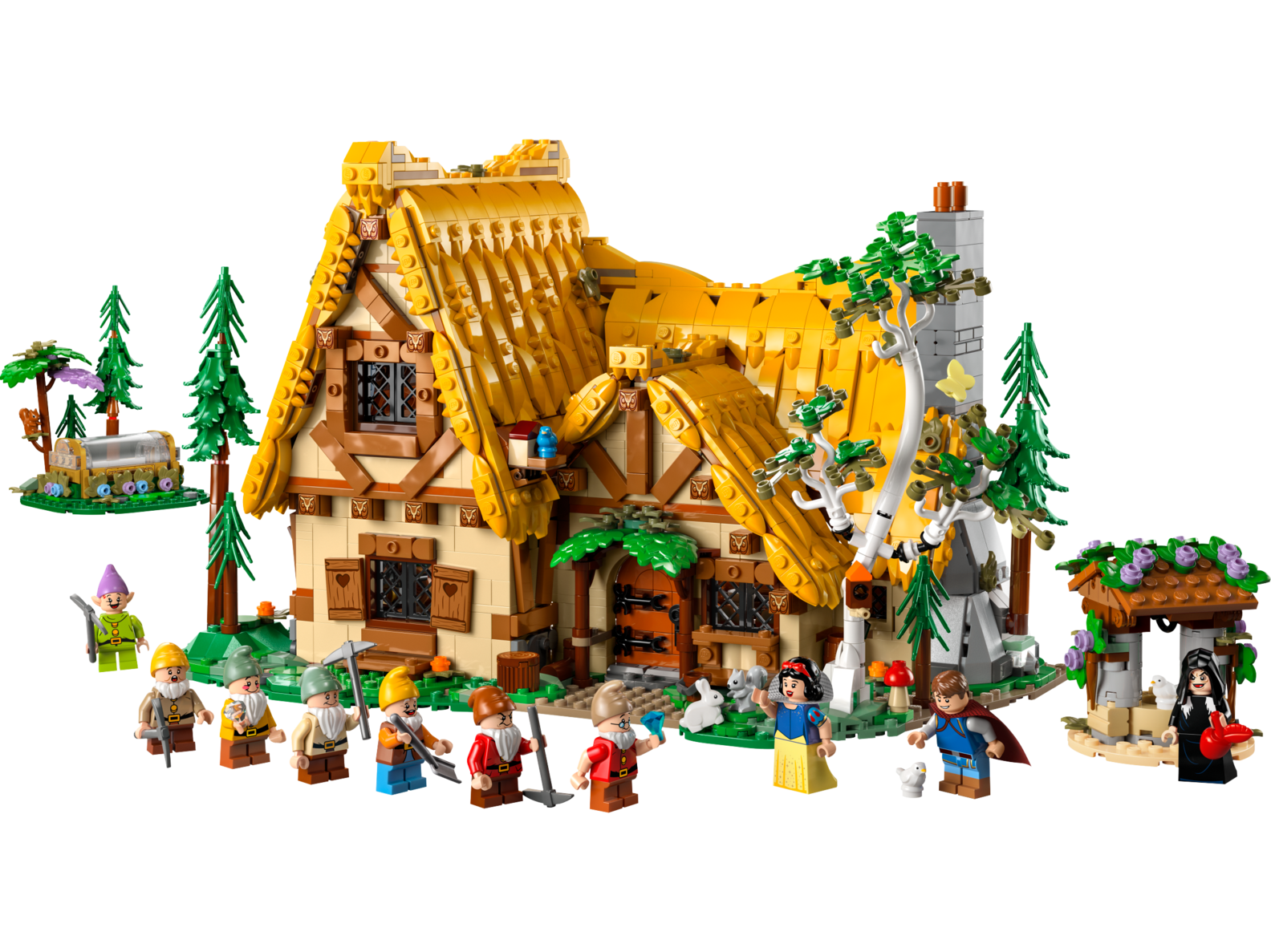 Snow White and the Seven Dwarfs' Cottage offers at £189.99 in LEGO Shop