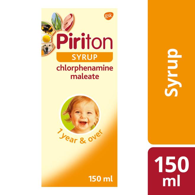 Piriton syrup offers at £599 in Lloyds Pharmacy