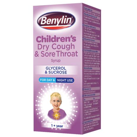 Benylin children's cough & sore throat syrup offers at £479 in Lloyds Pharmacy