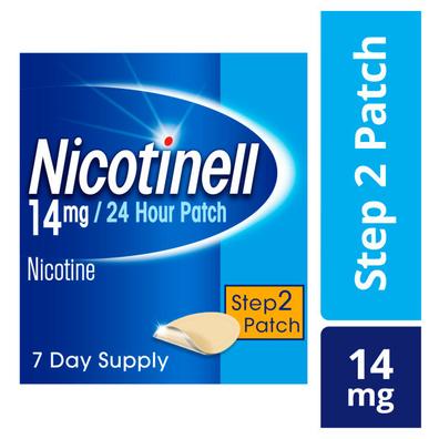 Nicotinell TTS20 14mg/24 hour patch step 2 patch 7 day supply offers at £1529 in Lloyds Pharmacy