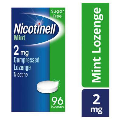 Nicotinell nicotine lozenge stop smoking aid 2mg mint offers at £1849 in Lloyds Pharmacy