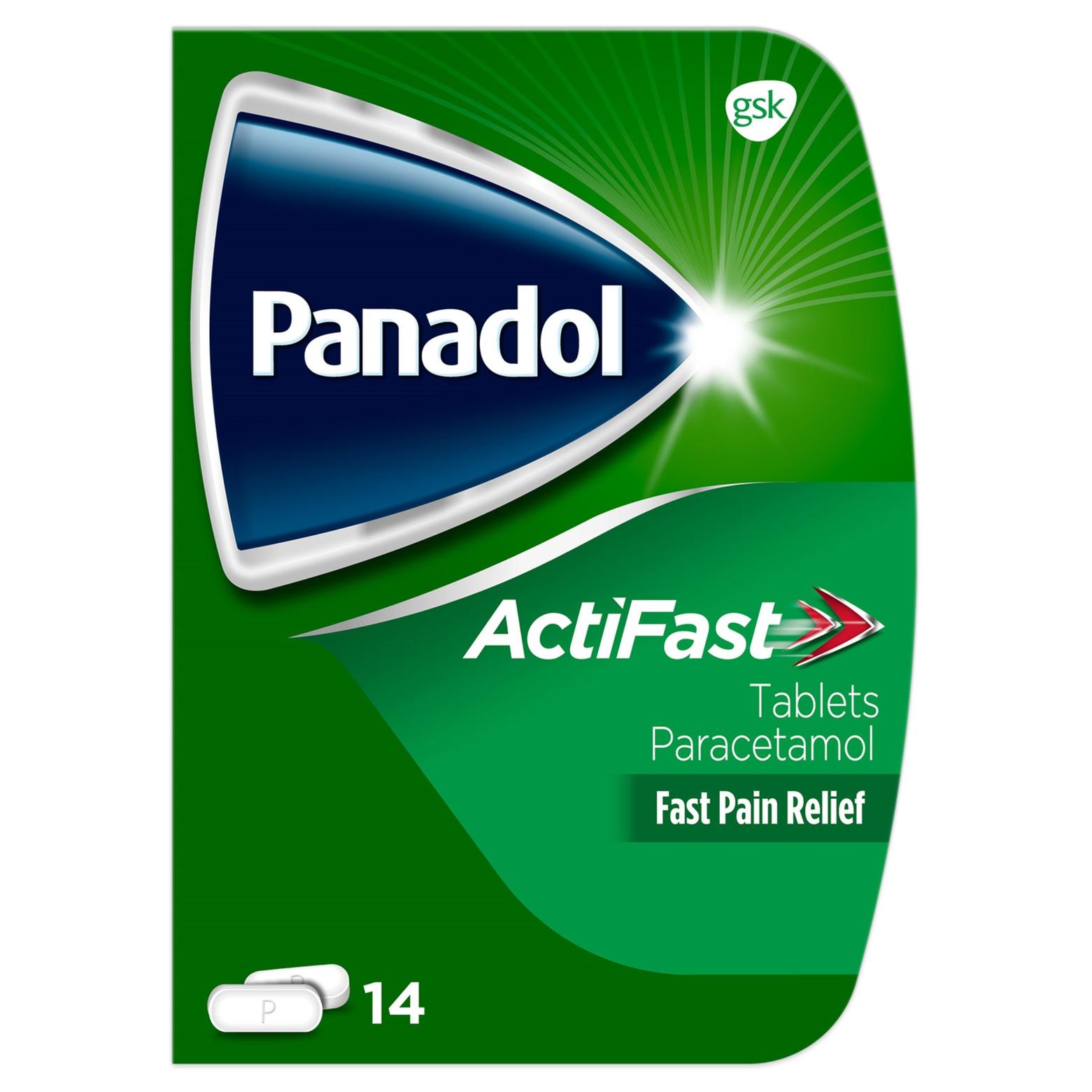 Panadol actifast 500mg paracetamol tablets offers at £375 in Lloyds Pharmacy