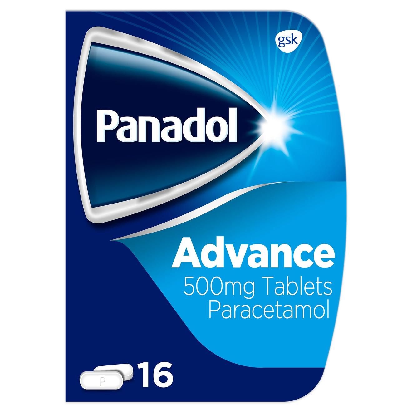 Panadol advance pain relief 500mg paracetamol tablets offers at £209 in Lloyds Pharmacy