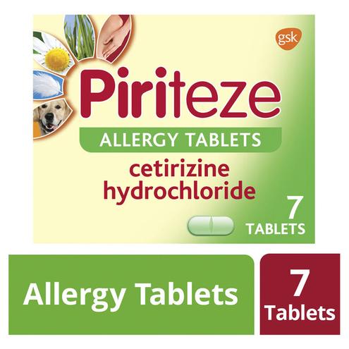 Piriteze allergy tablets offers at £345 in Lloyds Pharmacy