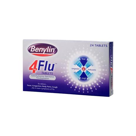 Benylin 4 flu tablets offers at £629 in Lloyds Pharmacy