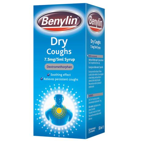 Benylin dry cough syrup offers at £649 in Lloyds Pharmacy