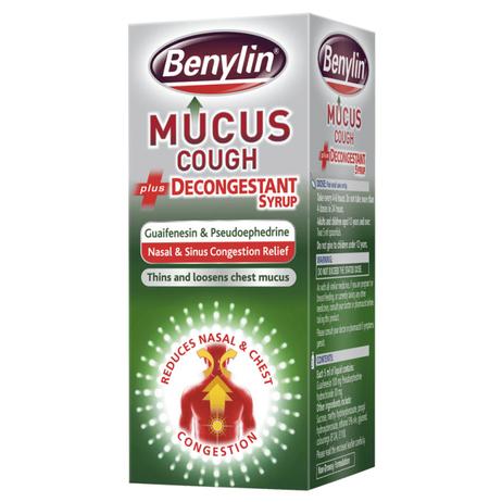 Benylin mucus cough plus decongestant syrup offers at £679 in Lloyds Pharmacy