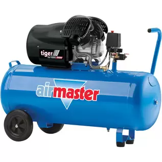 Airmaster Tiger 16/1050 14.5cfm 100 Litre 3HP Air Compressor (230V) offers at £358.8 in Machine Mart