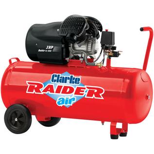 Clarke Raider 15/1050 100 Litre 14.5cfm 3HP V-Twin Air Compressor (230V) offers at £370.8 in Machine Mart