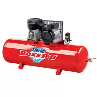 Clarke Boxer II 18/200 (O/L) 18cfm 200 Litre 4HP Belt Driven Air Compressor (230V) offers at £717.6 in Machine Mart