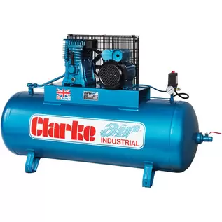 Clarke XE18/200 (O/L) 18cfm 200 Litre 4HP Industrial Air Compressor (230V) offers at £910.8 in Machine Mart