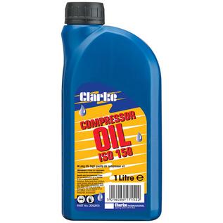 Clarke ISO 150 (SAE40) 1L Long Life Compressor Oil offers at £9.59 in Machine Mart