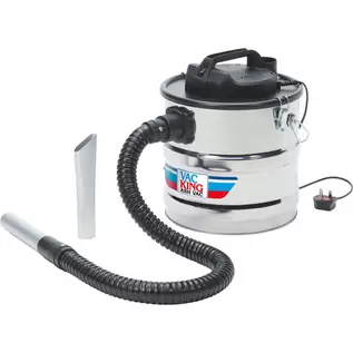 Vac King ASHVAC1200-B 1200W Stainless Steel Ash Vacuum Cleaner offers at £65.99 in Machine Mart