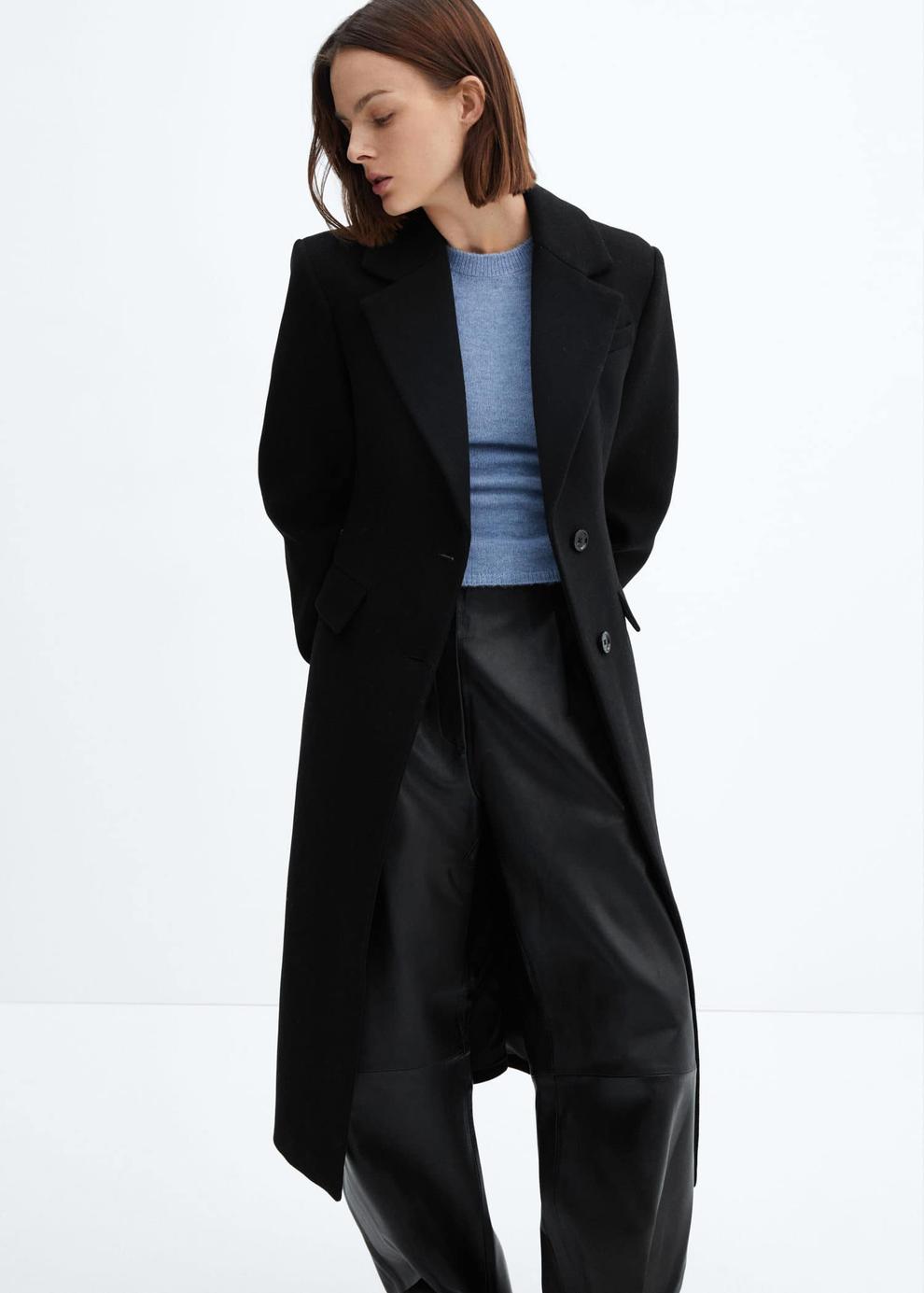 Tailored wool coat offers at £79.99 in MANGO