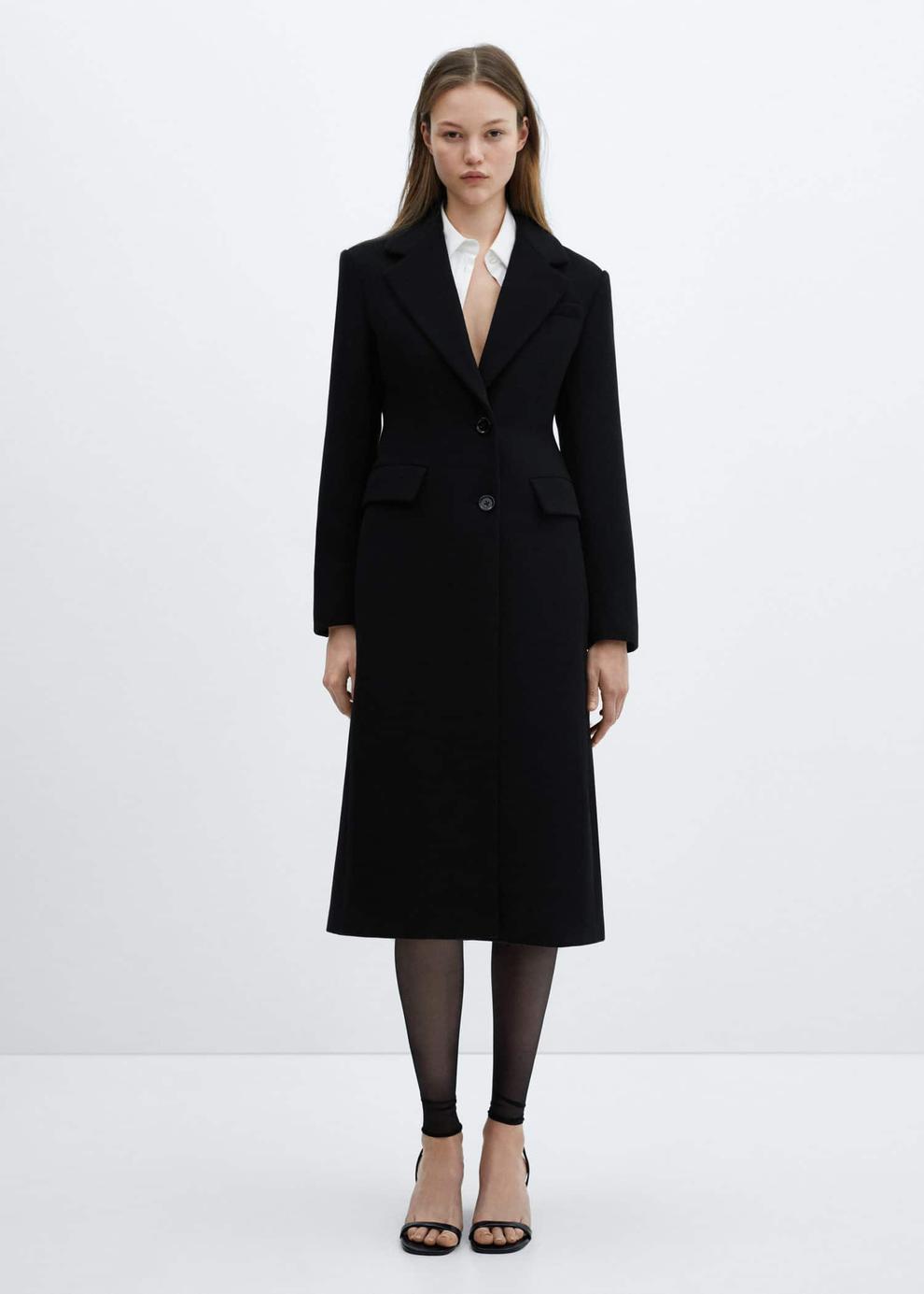 Tailored wool coat offers at £79.99 in MANGO