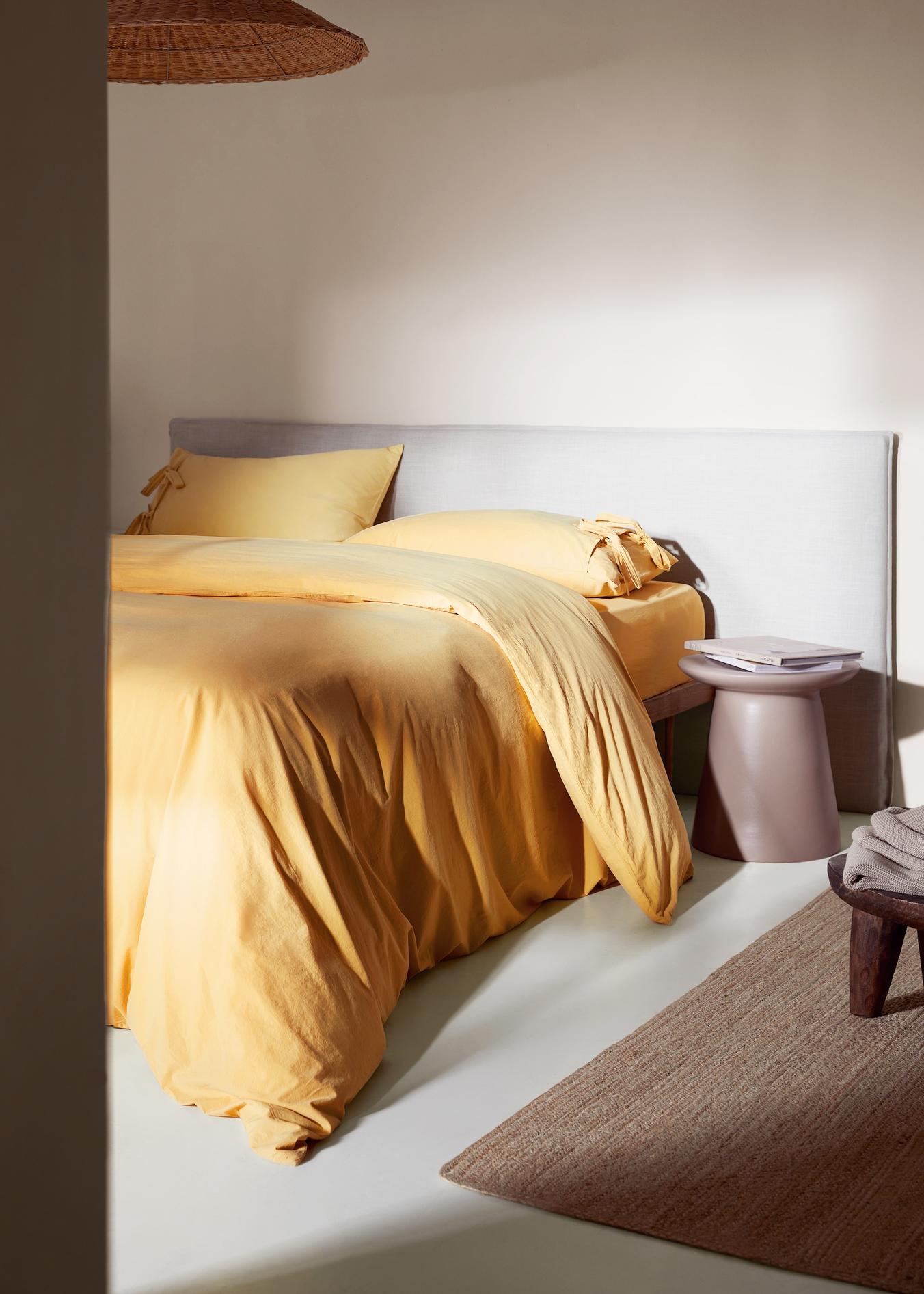 Washed cotton duvet cover king bed offers at £45.99 in MANGO