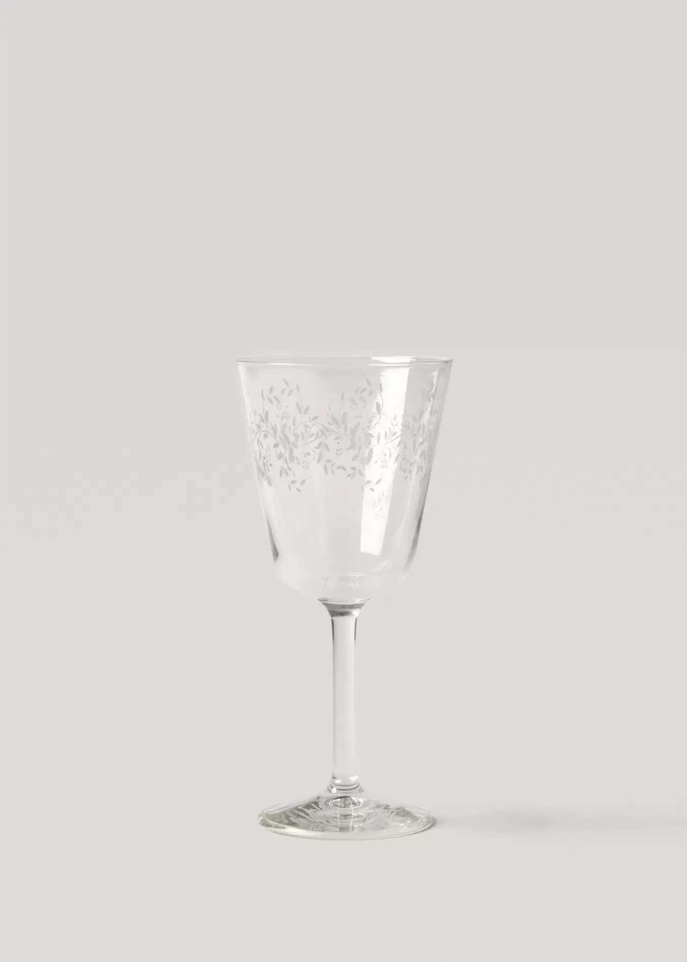 Flowers decal goblet offers at £5.99 in MANGO