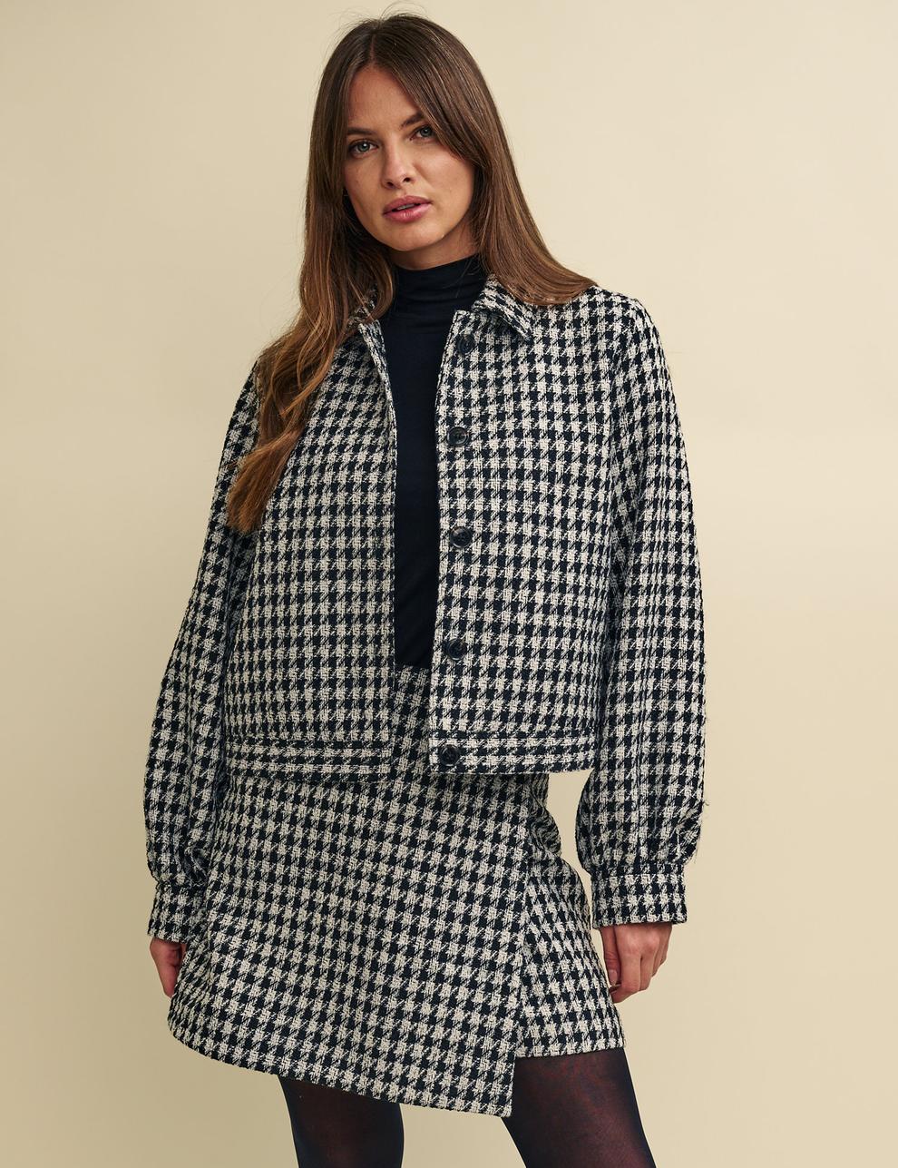 Collared Checked Jacket offers at £36 in Marks & Spencer