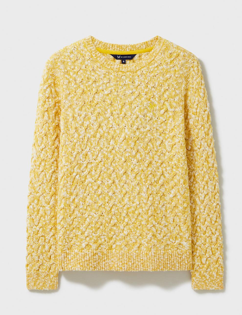 Wool Blend Cable Knit Crew Neck Jumper offers at £300035 in Marks & Spencer