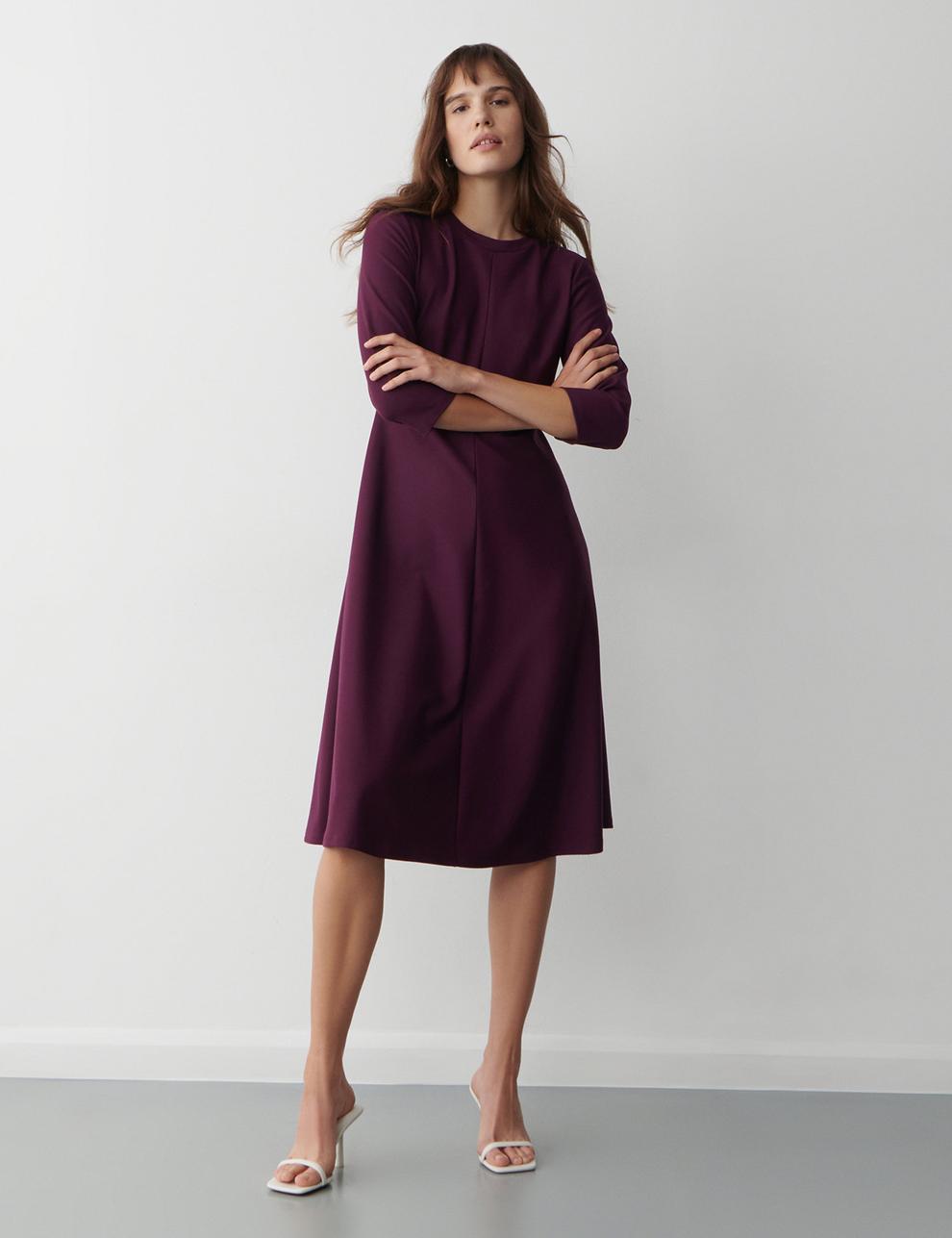 Ponte Midi Swing Dress offers at £25 in Marks & Spencer