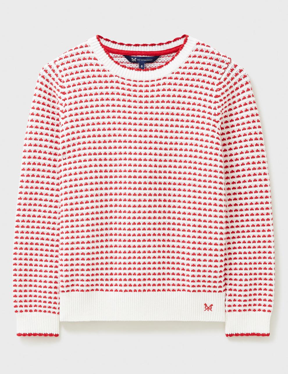 Cotton Rich Textured Jumper with Wool offers at £45 in Marks & Spencer