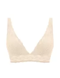 Halo Floral Lace Non Wired Plunge Bra offers at £30 in Marks & Spencer