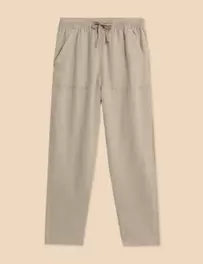 Linen Rich Relaxed Trousers offers at £300059 in Marks & Spencer