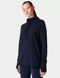 Escape Cotton Blend Fleece Relaxed Hoodie offers at £4800120 in Marks & Spencer