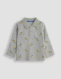 Pure Cotton Embroidered Polo Shirt (6 Mths-6 Yrs) offers at £11 in Marks & Spencer