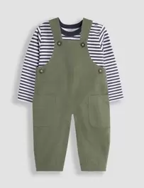 Twill Side Pocket Dungarees & Top Set offers at £17 in Marks & Spencer