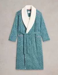 Pure Cotton Printed Dressing Gown offers at £42 in Marks & Spencer