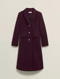 Wool-Rich Longline Tailored Coat with Cashmere offers at £170 in Marks & Spencer