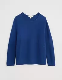 Pure Cotton Textured Crew Neck Jumper offers at £300059.9 in Marks & Spencer