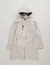 Waterproof Cotton Rich Longline Raincoat offers at £7600155 in Marks & Spencer